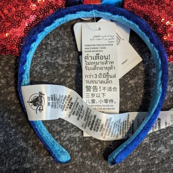 Disney Parks Epcot 40th Anniversary sequined Ears headband brand new - Picture 7 of 13